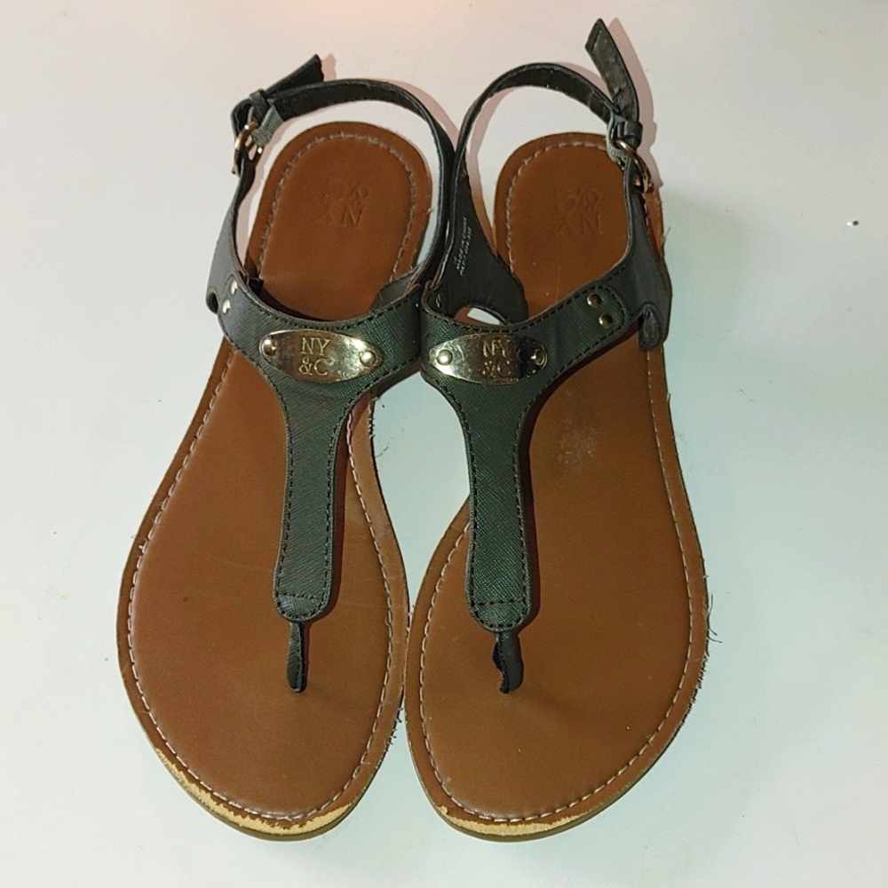 NY&Co green sandles